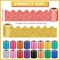16 Rolls 263 ft Bulletin Board Borders (Cute Color) 199.2"L x 2.3"W